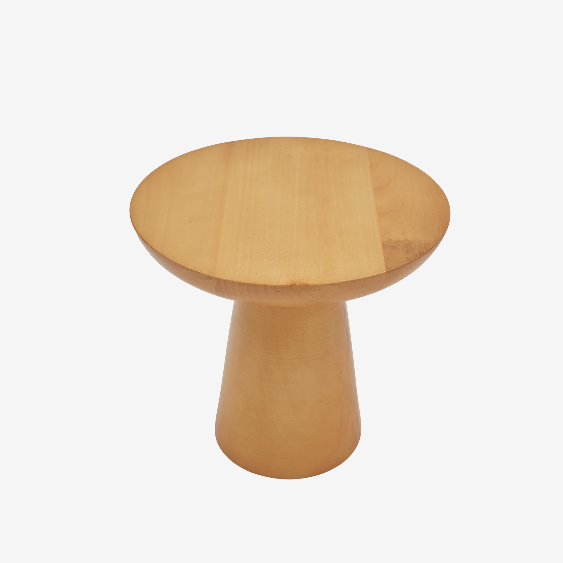 Mushroom Side Table 4 – XSmall Size with Natural Wood Finish